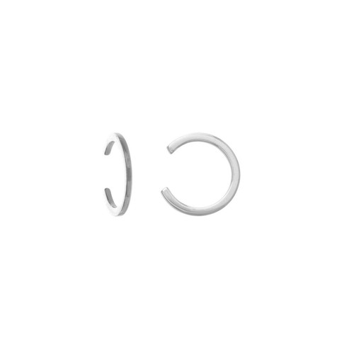 Boucle oreille or blanc - d'oreille,