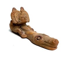 Pipe serpent phallus serpent style maya aztèque Inca précolombien (1)