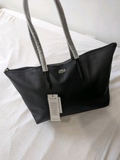 sac a main lacoste noir taille L