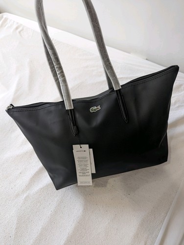 Sac main lacoste noir - noir, taille