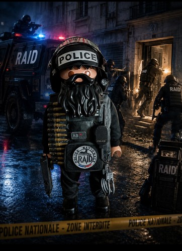 Playmobil figurine police - figurine,