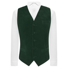 Vert Foncé Velours Gilet