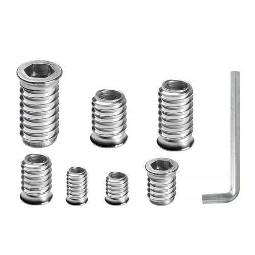 Insert fileté bois m8x25mm - fileté,