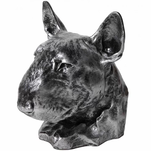 Statue tête chien - de, bull