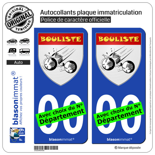 Stickers autocollants plaque - 2,