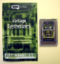 Alesis Vintage Synthesizers QCard w/Booklet, Case, LIFETIME Warranty QS Card