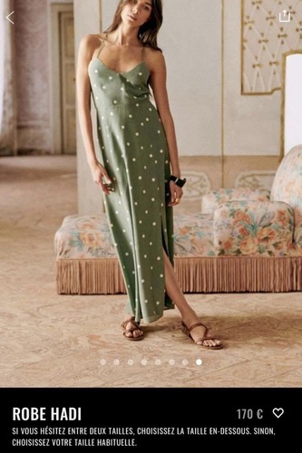 Robe hadi pois écru fond - robe,