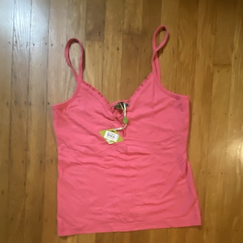 Oilily pink solid camisole - pink,