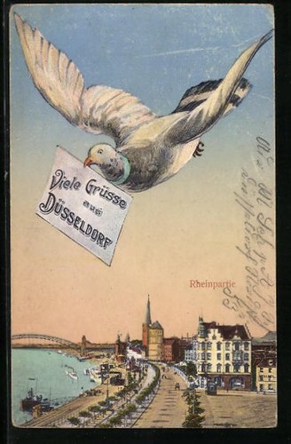 Düsseldorf partie rhin - düsseldorf,, du