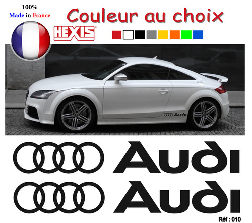 Stickers bas caisse - bas, audi