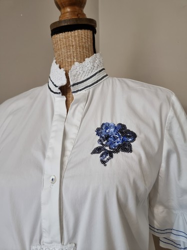 River woods superbe blouse - river,