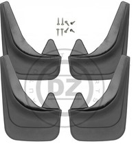 4x Pare boue avant + arrière