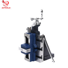 Chariot de fraisage vertical pour tour avec base fixe 4" x 5" et autocentrage