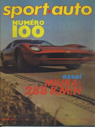 Sport auto 100 1970 12h - n°100, 05/1970