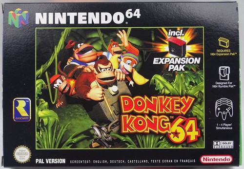 Donkey kong n64 - n64, boîte