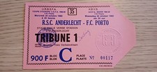 Ticket 1982 RSC Anderlecht vs