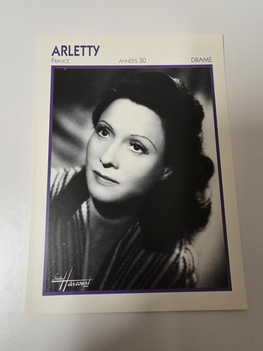 Carte fiche acteur edition - carte,
