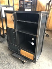 Living industriel /secrétaire industriel sur mesure bois mètal