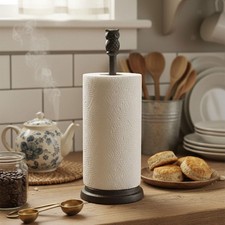 Porte-essuie-tout hibou sur