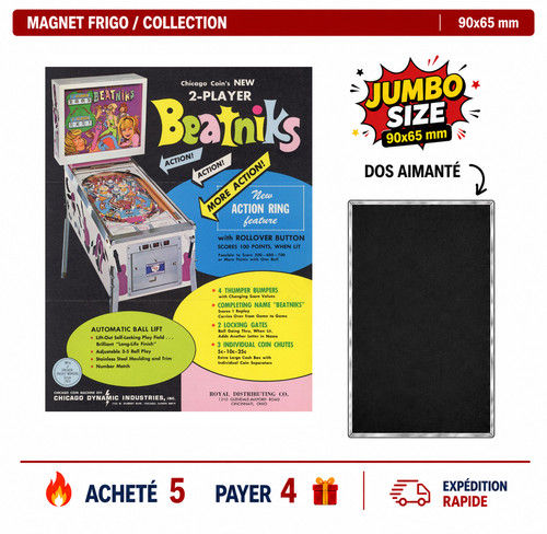 Magnet frigo beatniks italian - magnet,