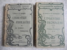 livres Industrie fromagère 1926 encyclopédie agricole books cheese industry Buch