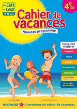 Cahier de vacances - Du CM1 au CM2 - 9-10 ans, Collectif