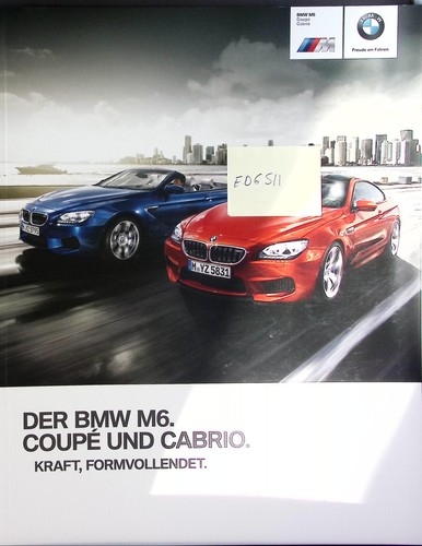Ed6511 brochure bmw coupé - bmw, m6