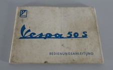 Operating instructions / manual Piaggio Vespa 50 S V5 SA1 booth 1963