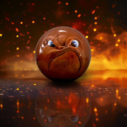 Bowling ball canine strike - canine,