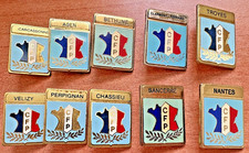 LOT 10 C.F.P badges, POLICE training center, different fasteners as is