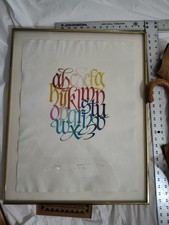 PennyRoyal Press Alphabet Limited Print 68/ 183 Barry Moser Designed Signed