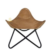 Tabouret/Pouf En Cuir