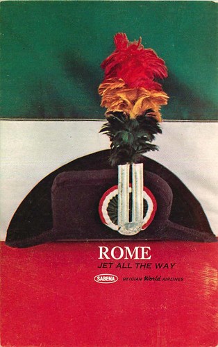 Advertising postcard sabena - advertising,