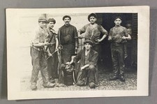 CARTE PHOTO OUVRIERS Hommes