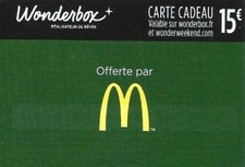 Carte cadeau - Wonderbox /