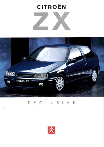 Catalogue brochure citroën - citroën, zx