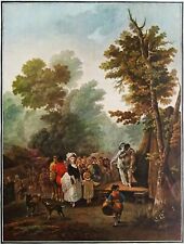 VILLAGE FAIR (by Nicolas Taunay) - Very large color board