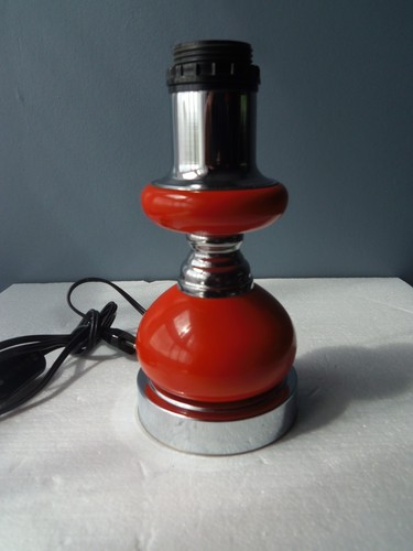 Pied lampe chrome orange - pied,