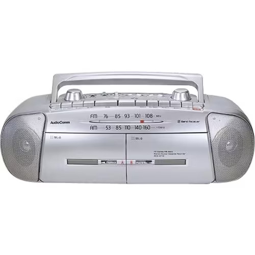 Ohm double radio cassette - double,