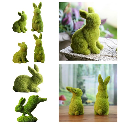Imitation floqué lapin - imitation, fée