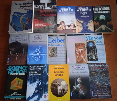 Lot livres sf - de,