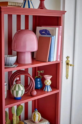 Sasha bookcase red mdf - bookcase,, red,