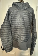 Arc’tyrex Cerium Hybrid Hoody Men’s Size XL Gray  Full Zipper Has Patch Repair
