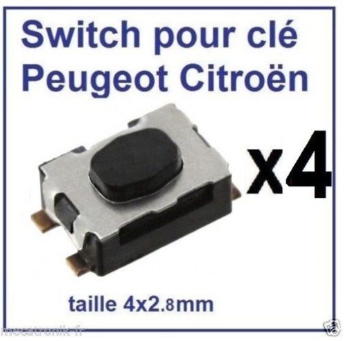 Switch bouton pour - 4x,