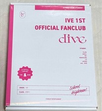 IVE 1st Official Fan Club DIVE Special Kit Box Admission Benefits Goods KPOP
