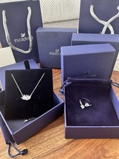 Parure Swarovski Collier Et Bague 