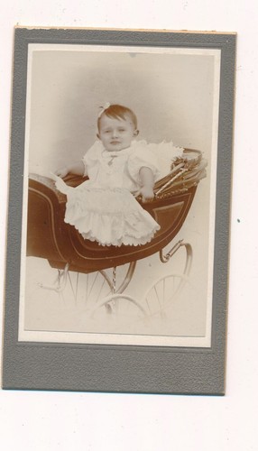 Photo cdv bébé - cdv, en
