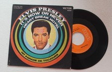 Elvis Presley , it's now or never / Heart break hotel ,  45 tours