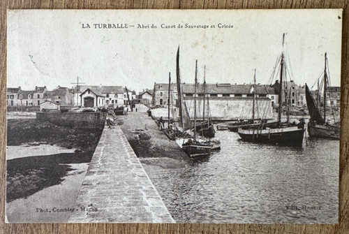 Cpa carte postale la - postale,