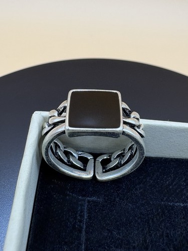 Chevalière bague pierre - /,